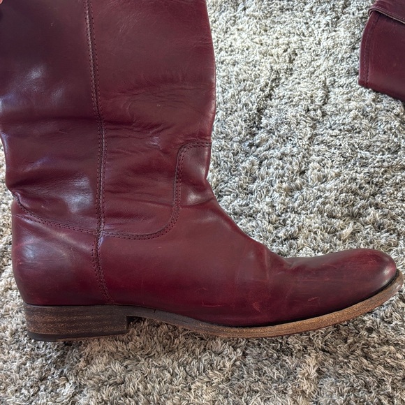 Frye Melissa Button Boot - Bordeaux - Picture 6 of 10